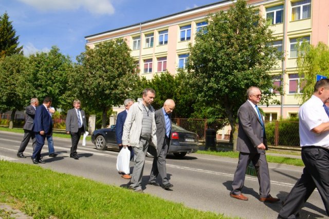 Przemarsz uczestników Jubileuszu 100-lecia Jagiełły